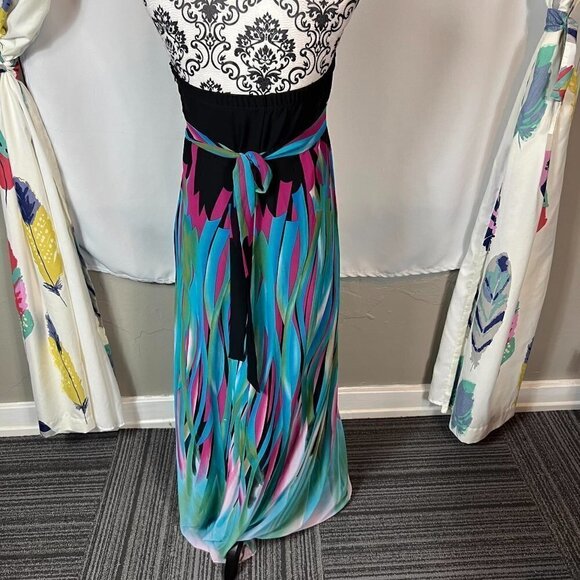 Kitty Y2K strapless colorful maxi dress.  Size medium - Picture 7 of 10